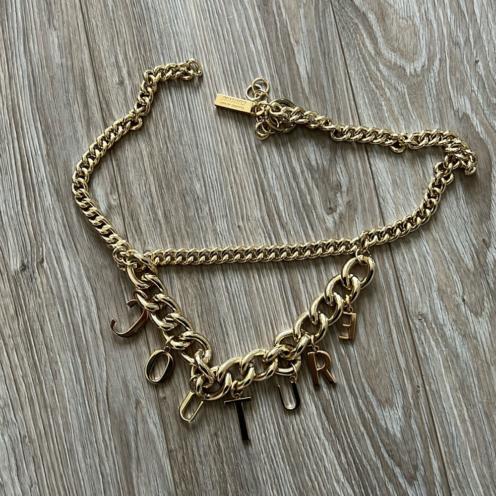 Versace jeans, couture chain belt